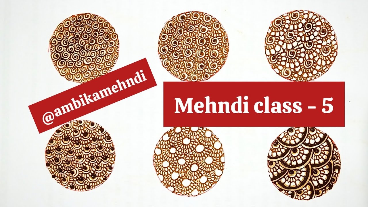 Mehndi class -5 | Free mehndi class| how to draw a mehndi | 2026 new nehndi class for beginners |