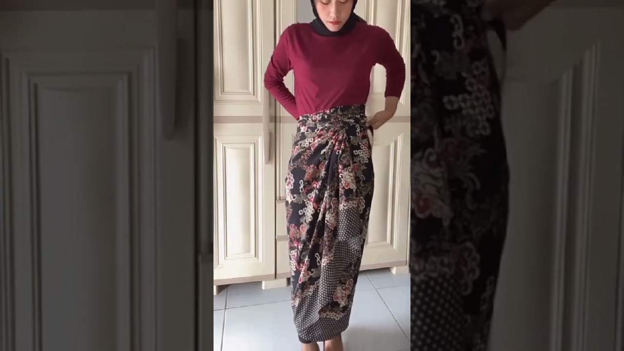 Tutorial rok lilit simpel tanpa aksesoris lain 💯🕊 link rok on bio no 1 #tutorial #kondangan #ootd