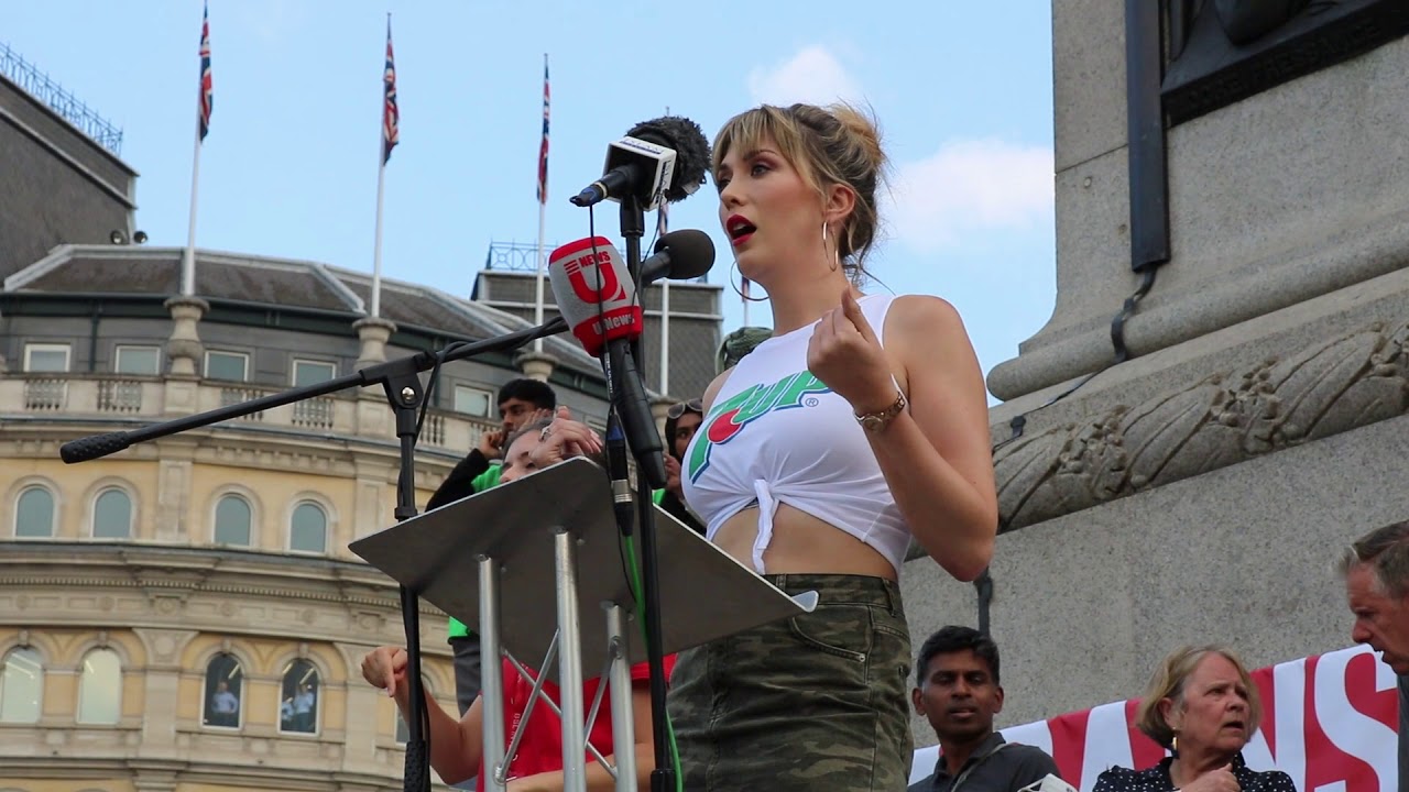 Paris Lees: Speech at #StopTrump at Trafalgar Square