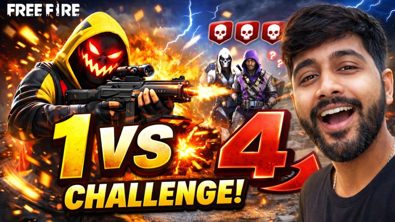 Free Fire LIVE🔴1v4/4v4/6v6/Guild Test and Reactions | Giveaway + Content Customs (Day17) #giveaway