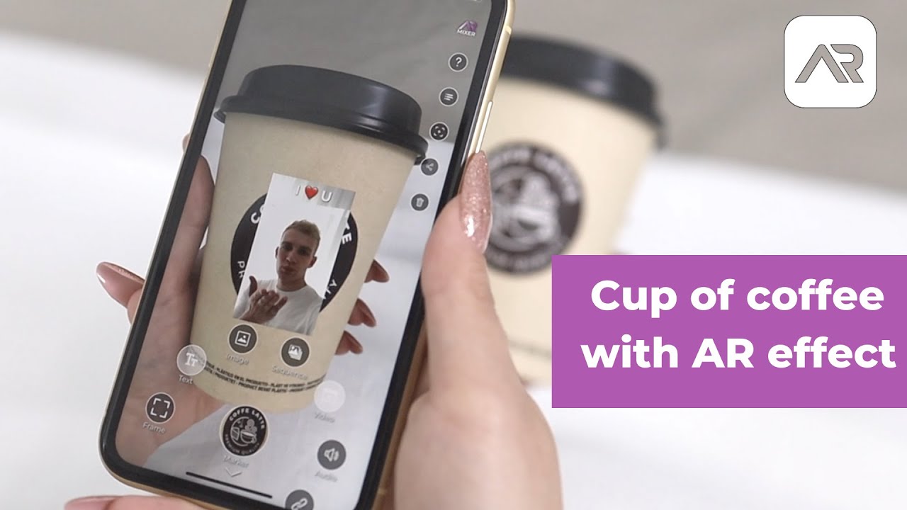An Augmented Reality Cup of Coffee | kubek kawy z efektem AR | armixer.com