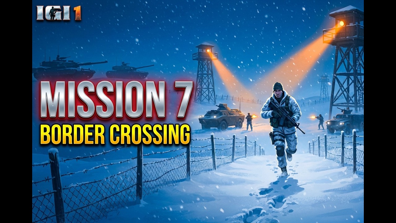 IGI 1 I AM GOING IN MISSION 7 BORDER CROSSING