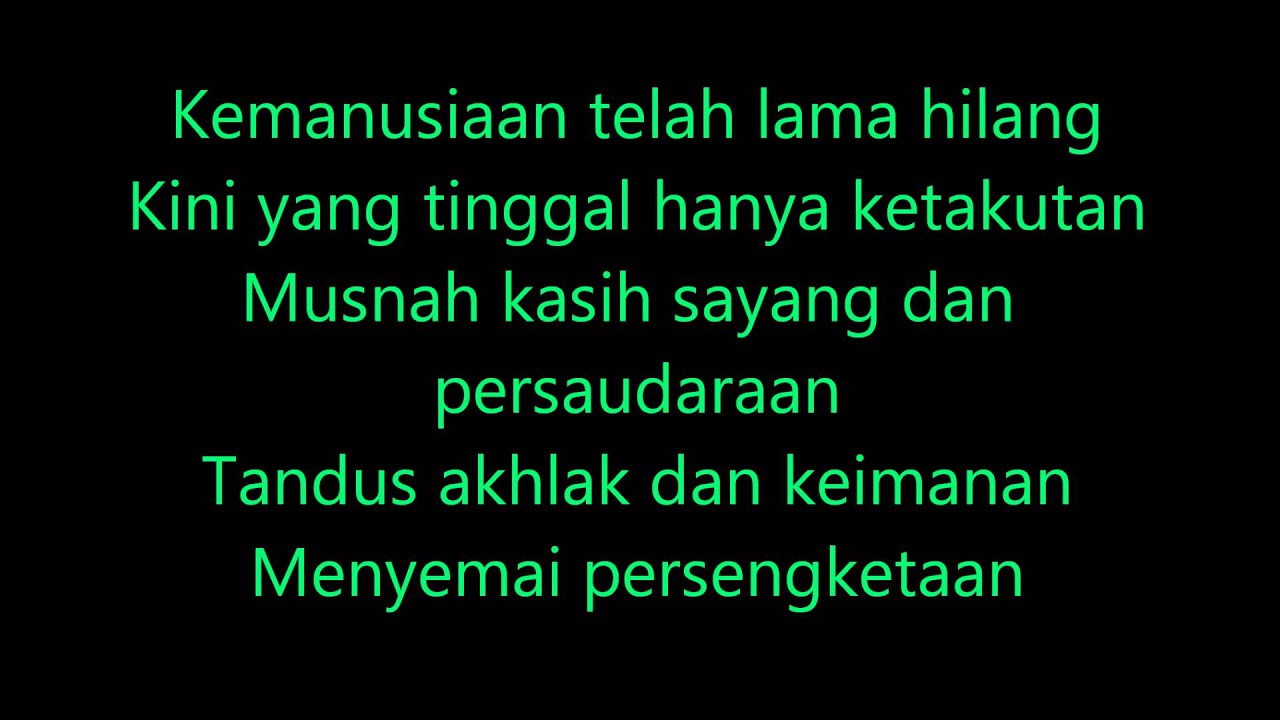 NowSeeHeart-Damai Yang Hilang Lirik