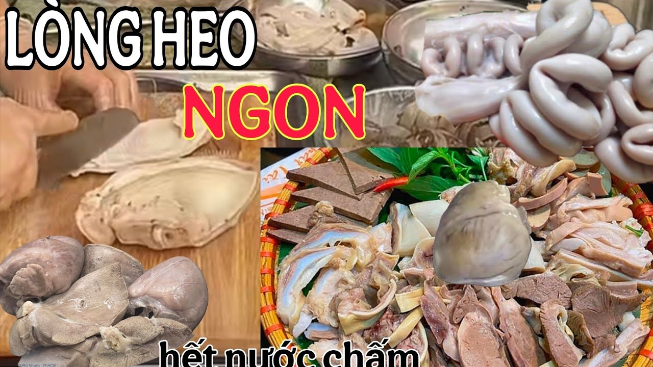 LONG HEO LUỘC,GIÒN,NGỌT,ĂN LÀ GHIỀN HẾT NƯỚC CHẤM.