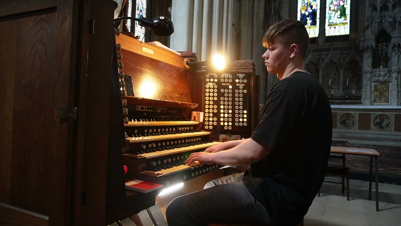 30 minutes of meditative organ improvisation at Downside Abbey