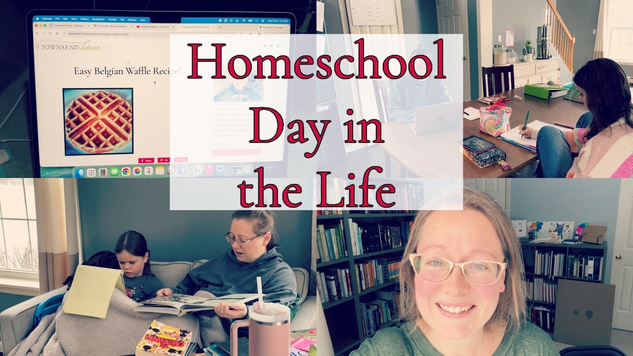 Our Full Homeschool Day || High School, Elementary & College Chat