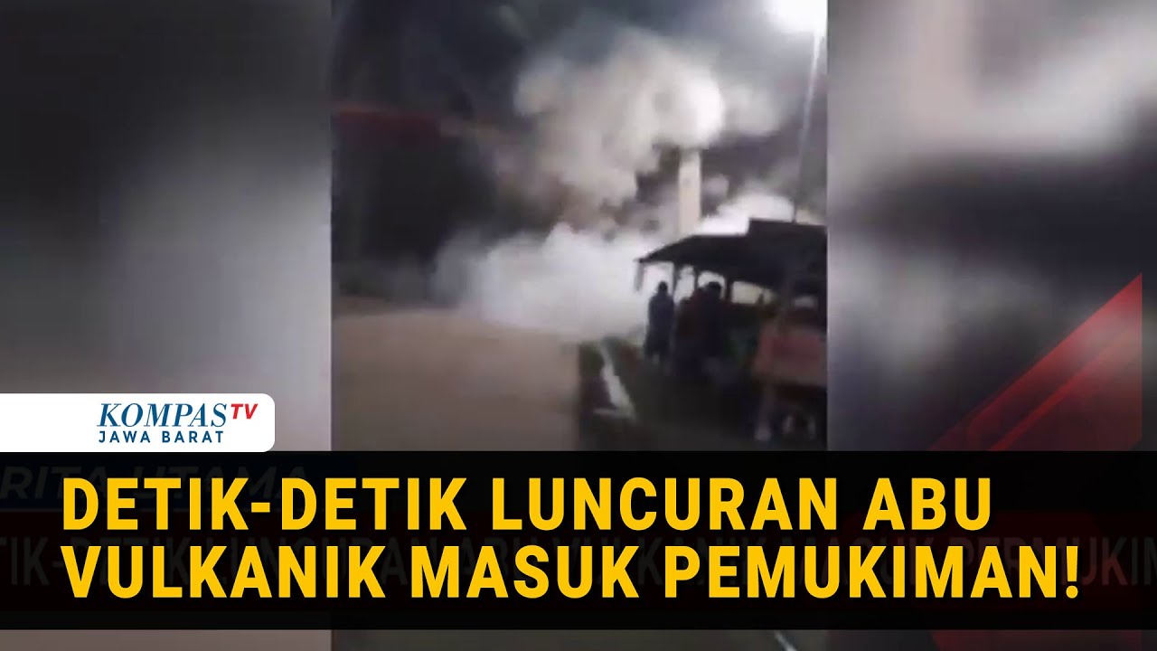 Rekaman Detik-Detik Abu Vulkanik Gunung Semeru Masuki Permukiman di Lumajang