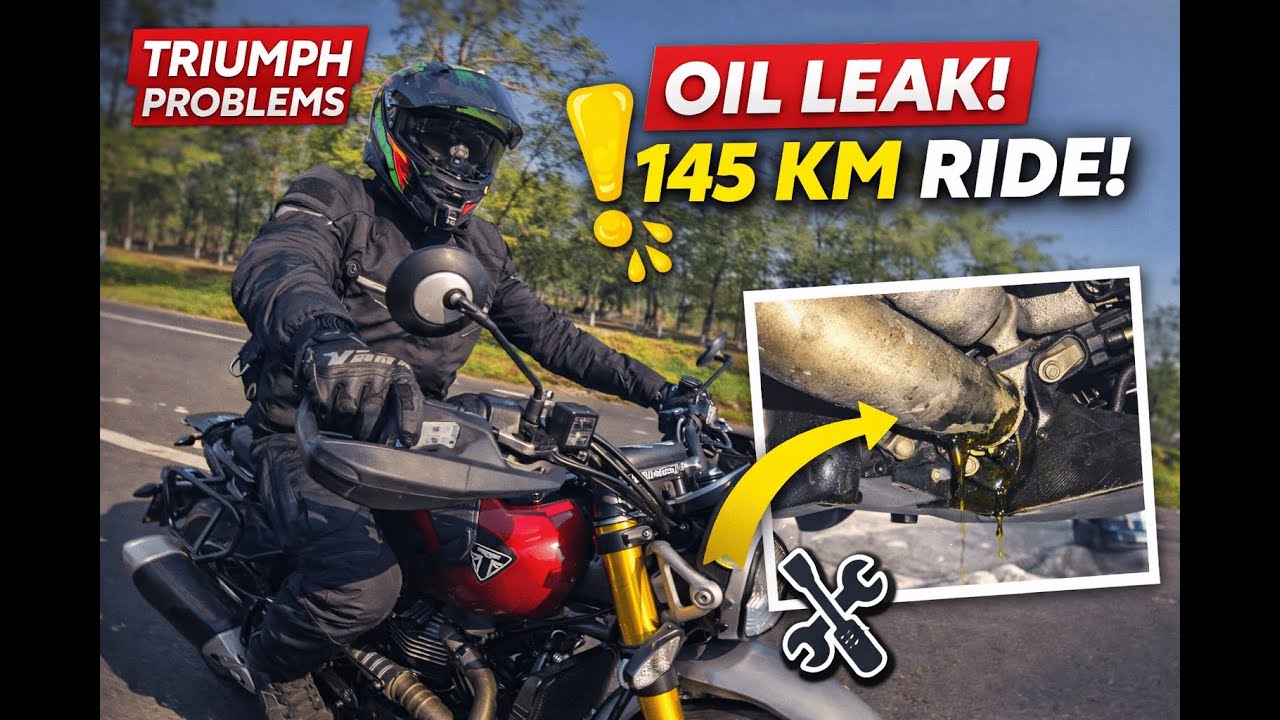 Bike Main Aya Oil Leakage ka Preoblem || Triumph Scrambler 400x  || Subharthi Chattopadhyay Vlogs ||