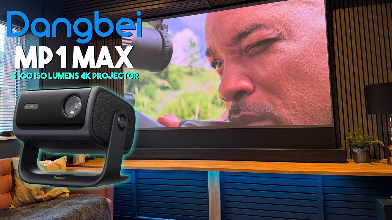 Проектор Dangbei MP1 Max 4K. Отличный и доступный проектор для развлечений с поддержкой Google TV.