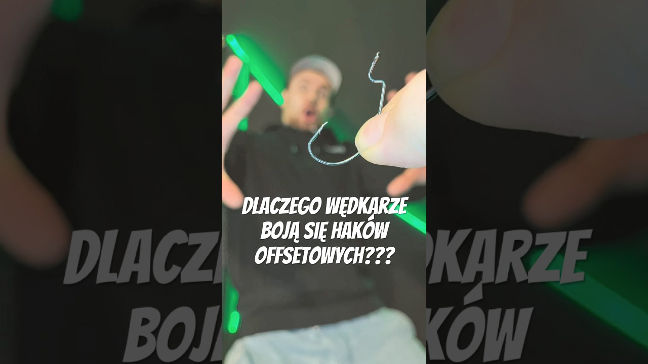 Dlaczego wędkarze boją się hak&oacute;w offsetowych? | Hak offsetowy na okonie