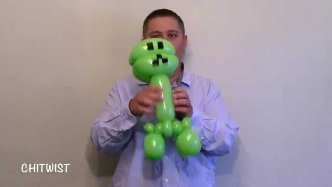 Creeper Balloon Animal Minecraft | ChiTwist Chicago Balloon Twisting