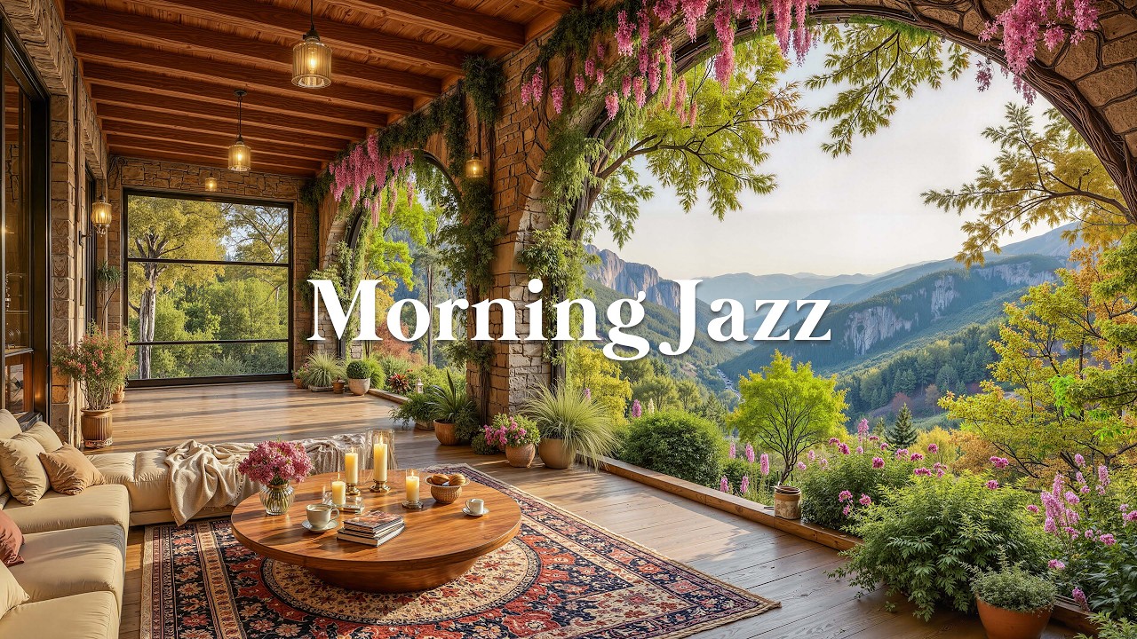 Your Best Comforting Spring Escape | Gentle Morning Jazz for Focus, Quiet Healing & Emotional Ease