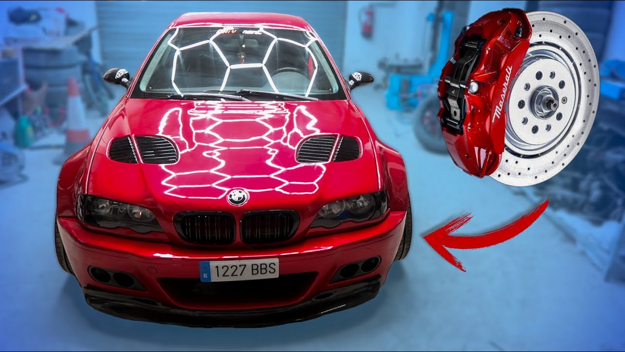ADAPTAMOS FRENADA MASERATI DE 6 PISTONES EN UN E46 DE DRIFT!