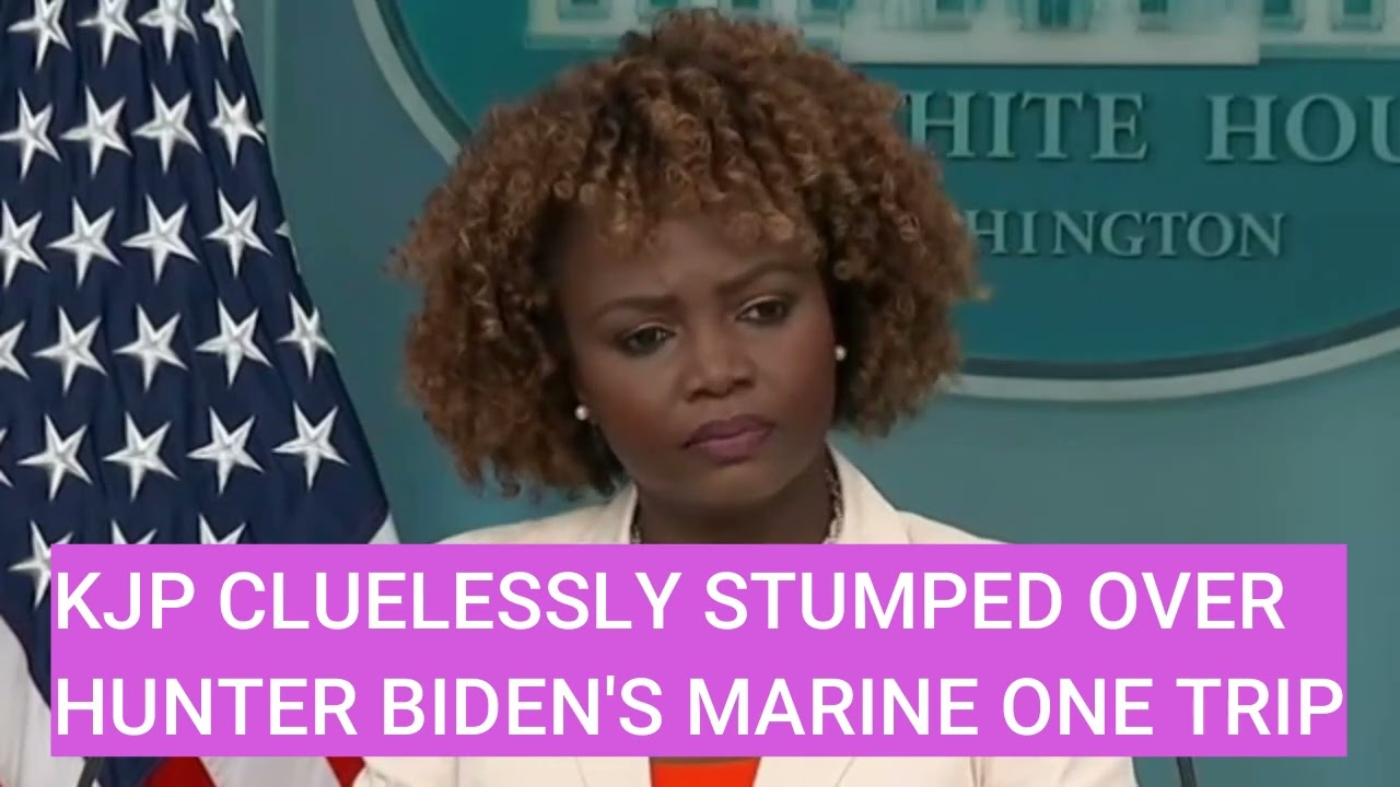 KJP Cluelessly Stumped Over Hunter Biden's Marine One Trip