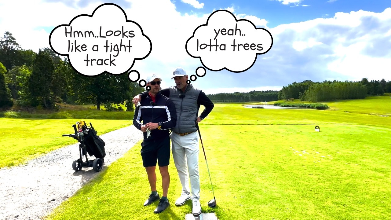 Golf In Sweden This Summer at Läckö GK With My BFF Pål, his Fiancee Lisen and my Brother Eric.