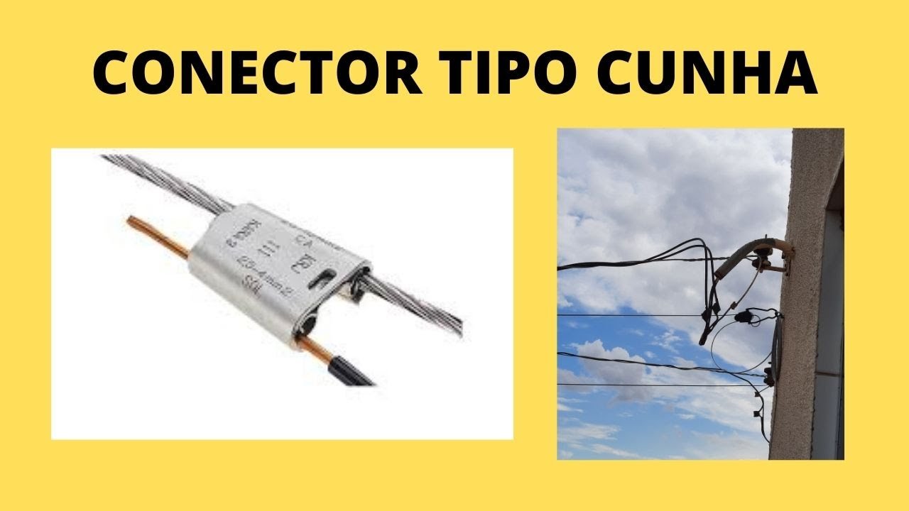 CONECTOR TIPO CUNHA PARA RAMAL DE LIGAÇÃO