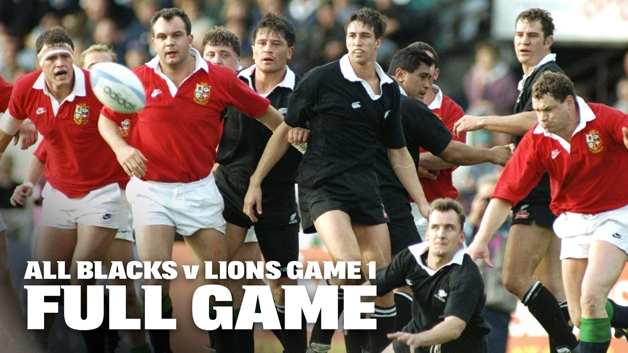All Blacks против British & Irish Lions, 1993, 1-й тестовый матч | ПОЛНАЯ ВЕРСИЯ ИГРЫ