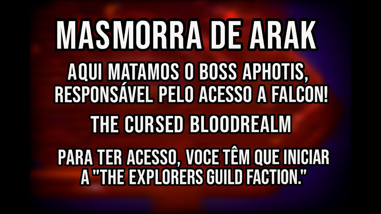 Medivia &ndash; The Cursed Bloodrealm (Lv 300) | Ca&ccedil;ando Aphotis em Arak 💀🔥