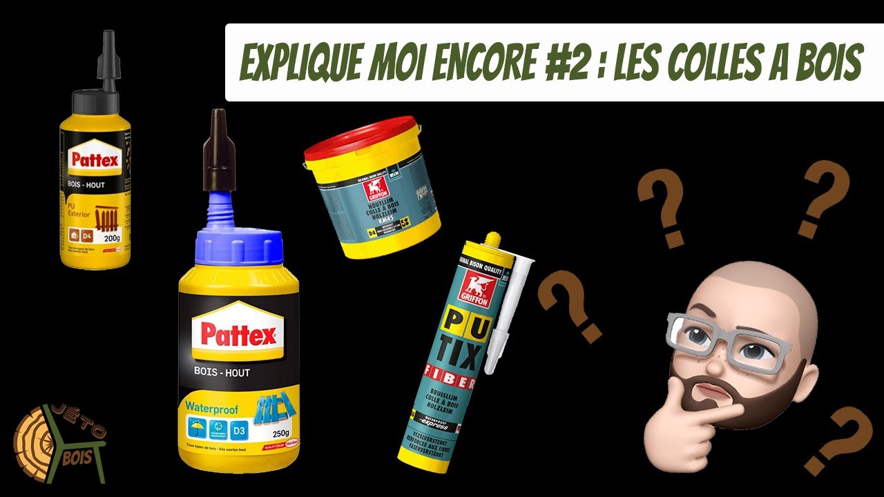 EXPLIQUE MOI ENCORE #2: Les colles a bois