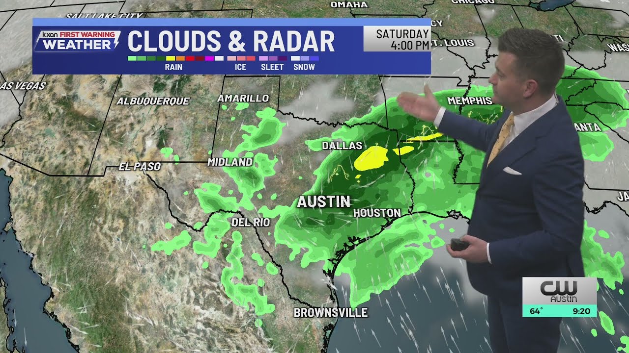 Overnight showers end as our attention turns to our weekend storm | KXAN Forecast (Feb. 10)