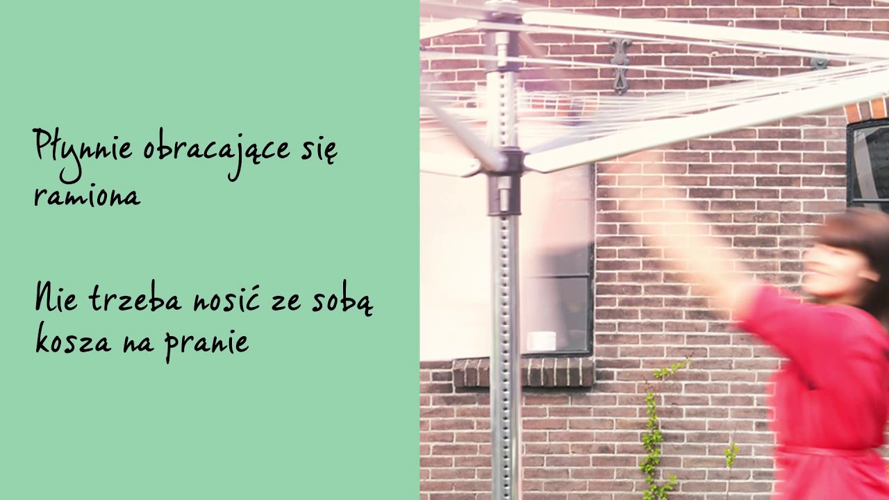 Innowacyjna suszarka obrotowa Lift O Matic Brabantia