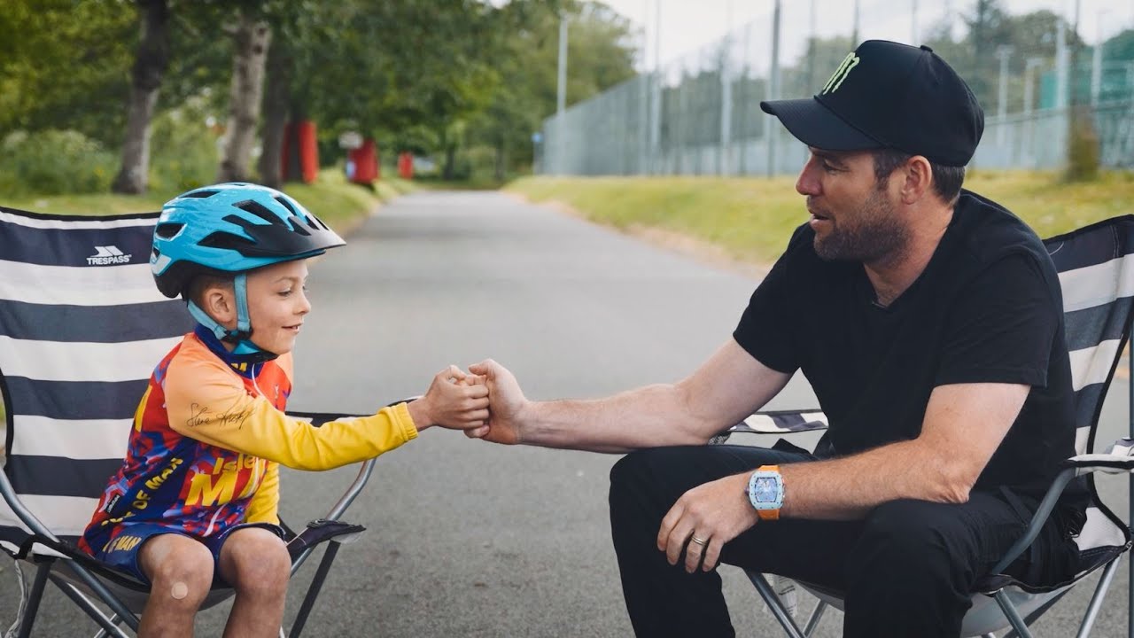 Thumb wars, the jive and big dreams | Sir Mark Cavendish meets the next generation