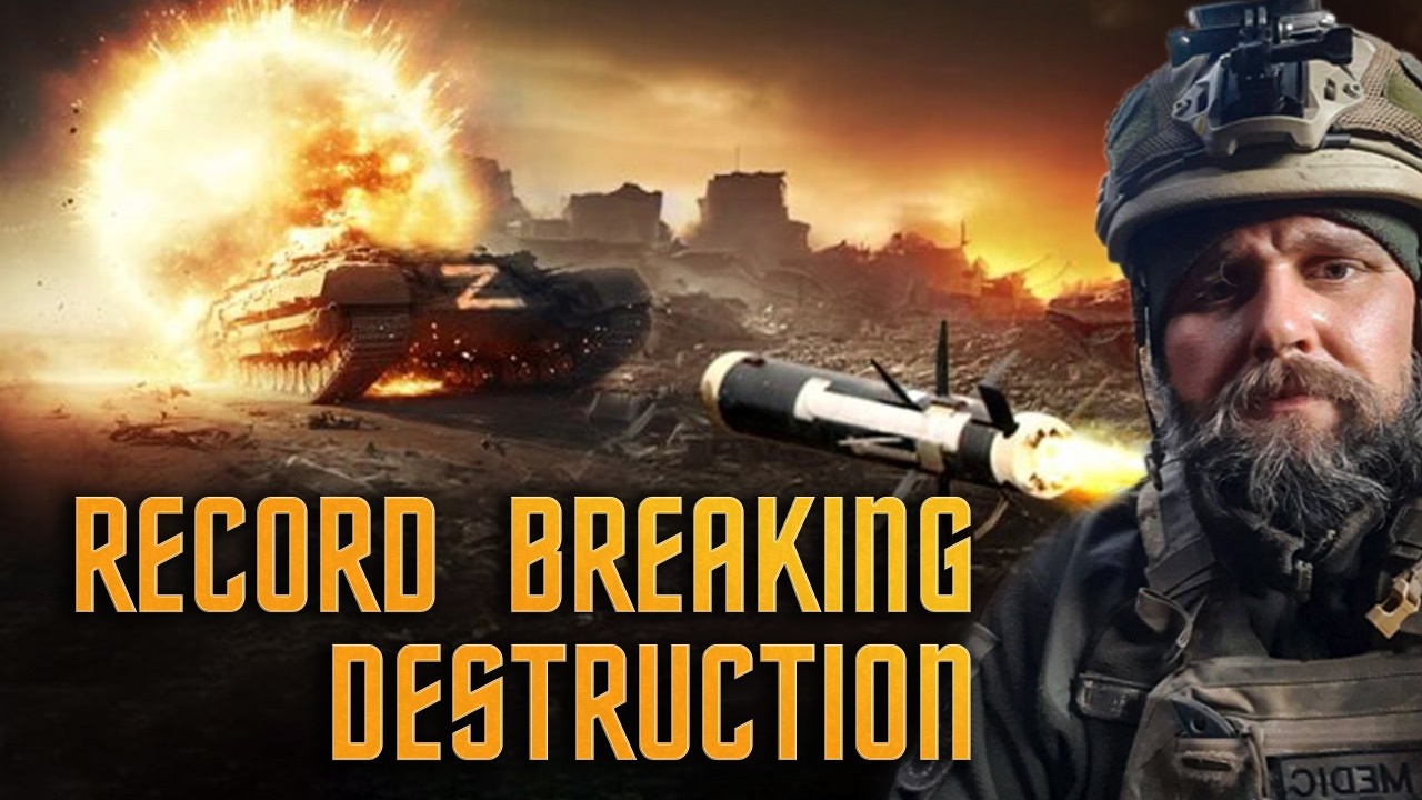 The UKRAINIAN COMBAT MEDIC DESTROYED THE RECORD NUMBER of russian armoured vehicles!