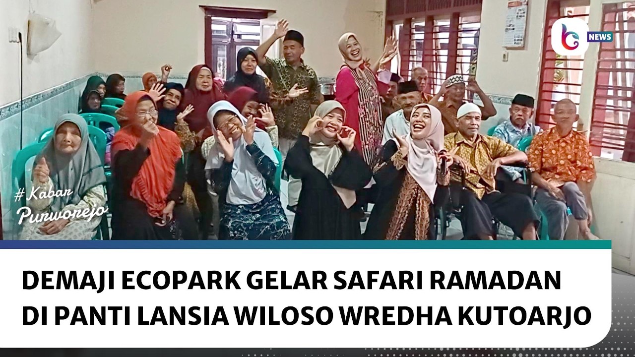 Demaji Ecopark Gelar Safari Ramadan di Panti Lansia Wiloso Wredha Kutoarjo