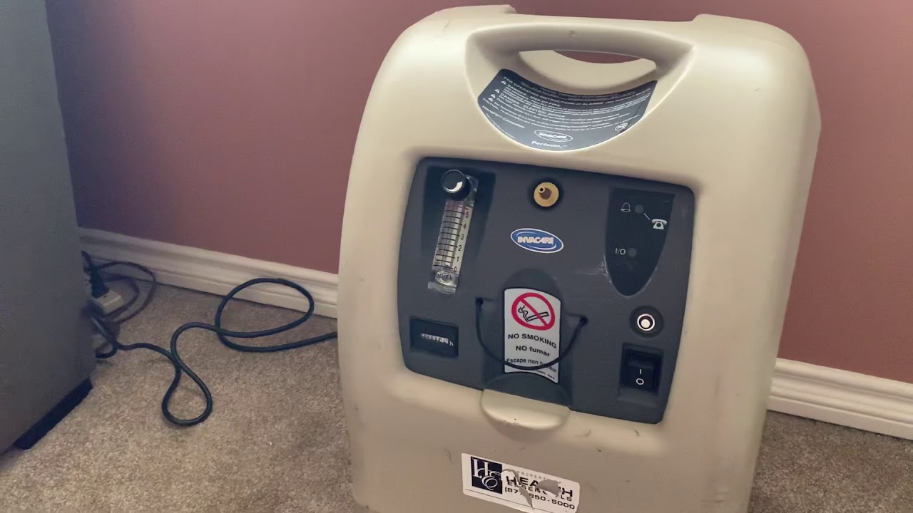Como usar una Maquina the Oxigeno / how to use an oxygen concentrator in Spanish