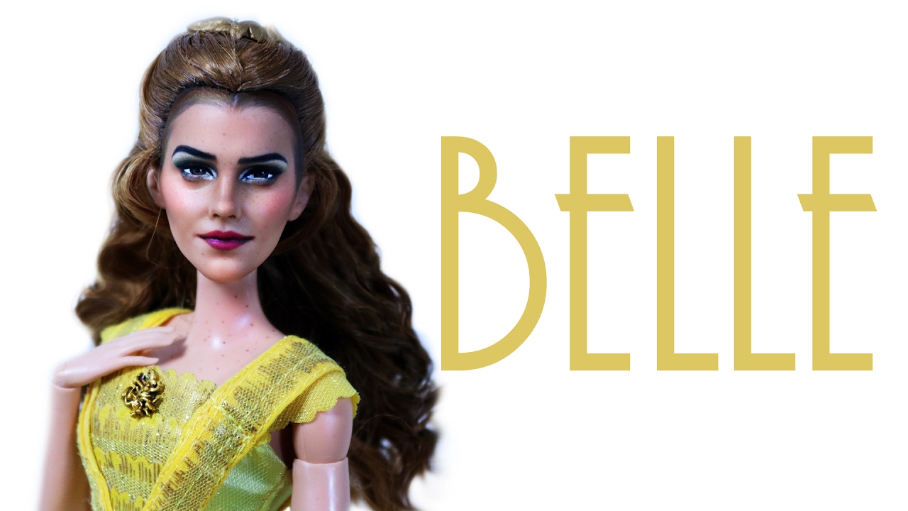 Emma Watson Belle Doll Repaint [ BEAUTY AND THE BEAST ]