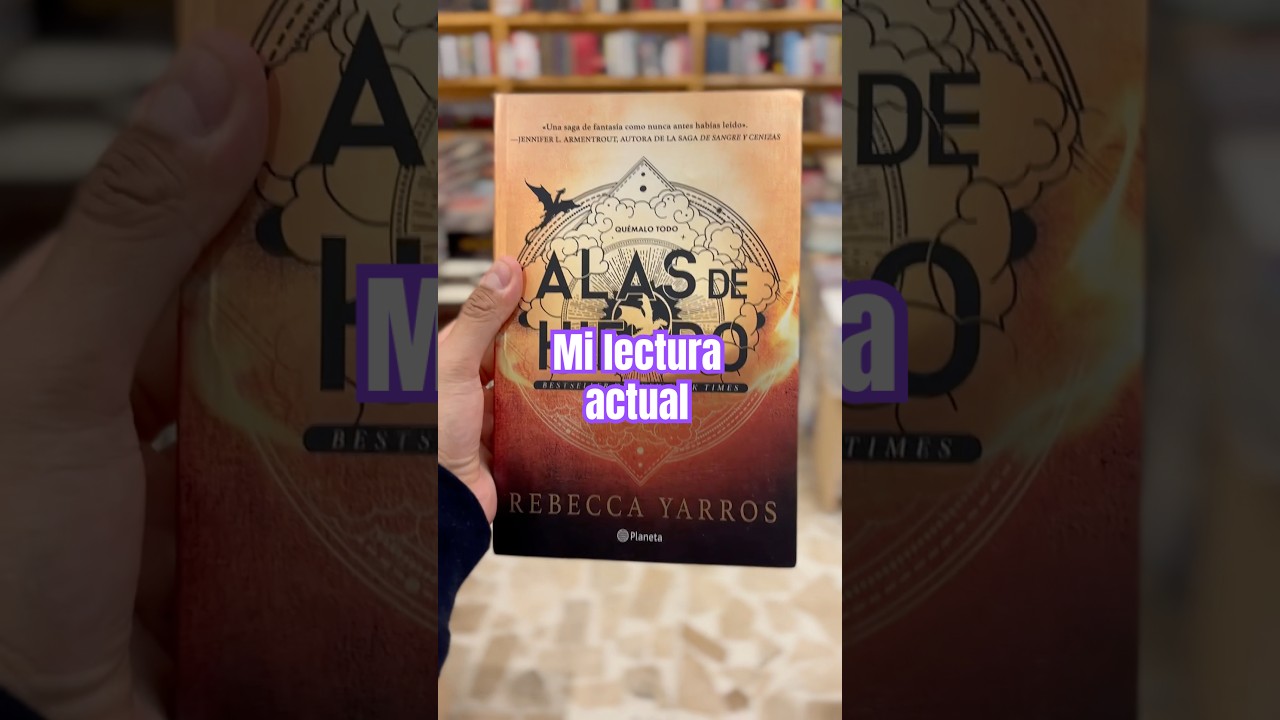 Alas de Hierro de Rebecca Yarros (mi lectura actual) 
