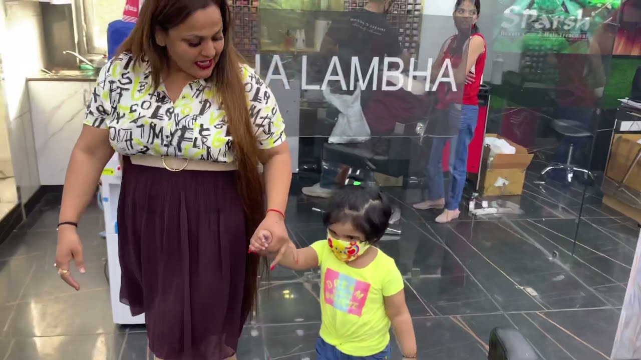 pyaari pari in my salon || nishalambha || kids hair cut || short hair cut || 9818485930 & 9971486434