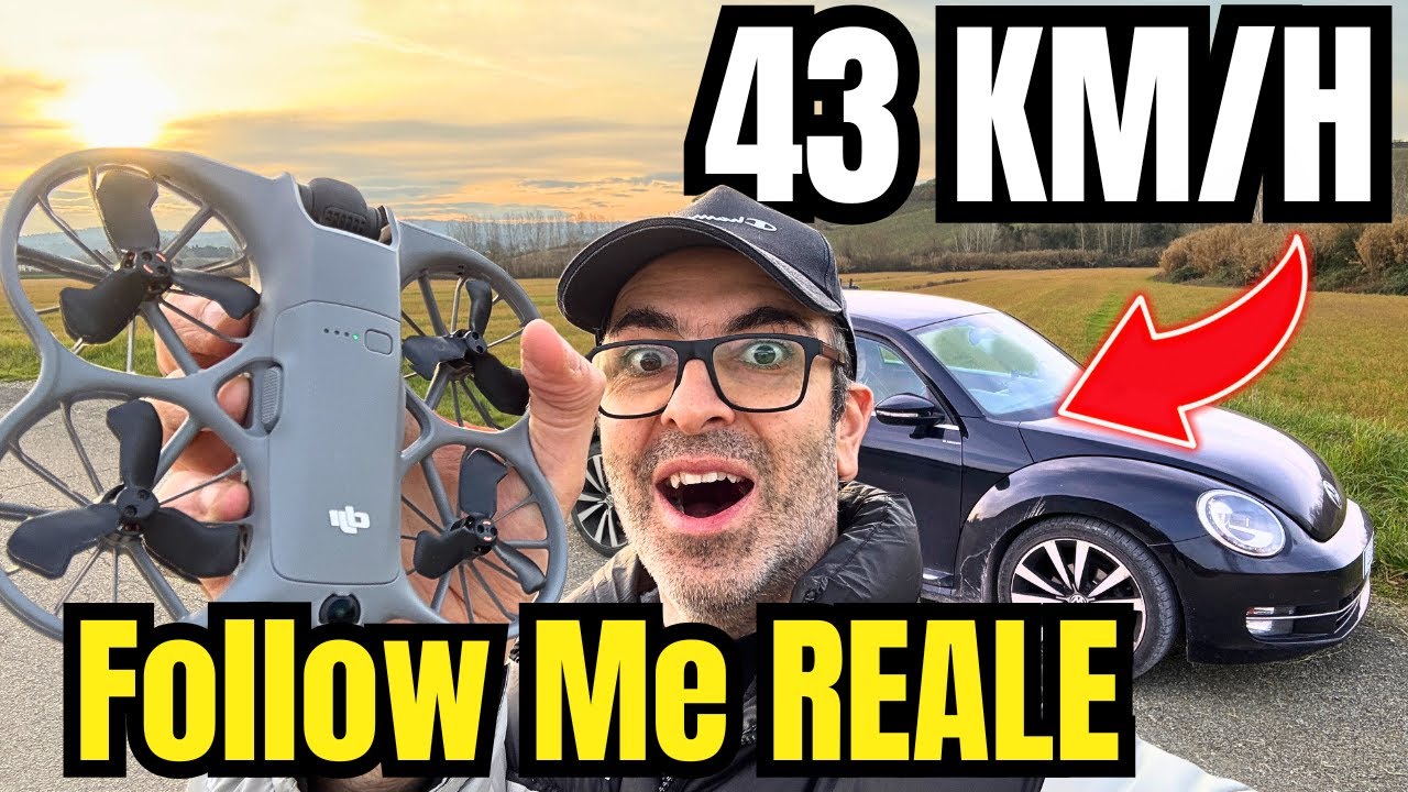 DJI NEO FOLLOW ME: Riesce a Seguire un’AUTO a 43 km/h? (Test Reale)🔥#djineo2