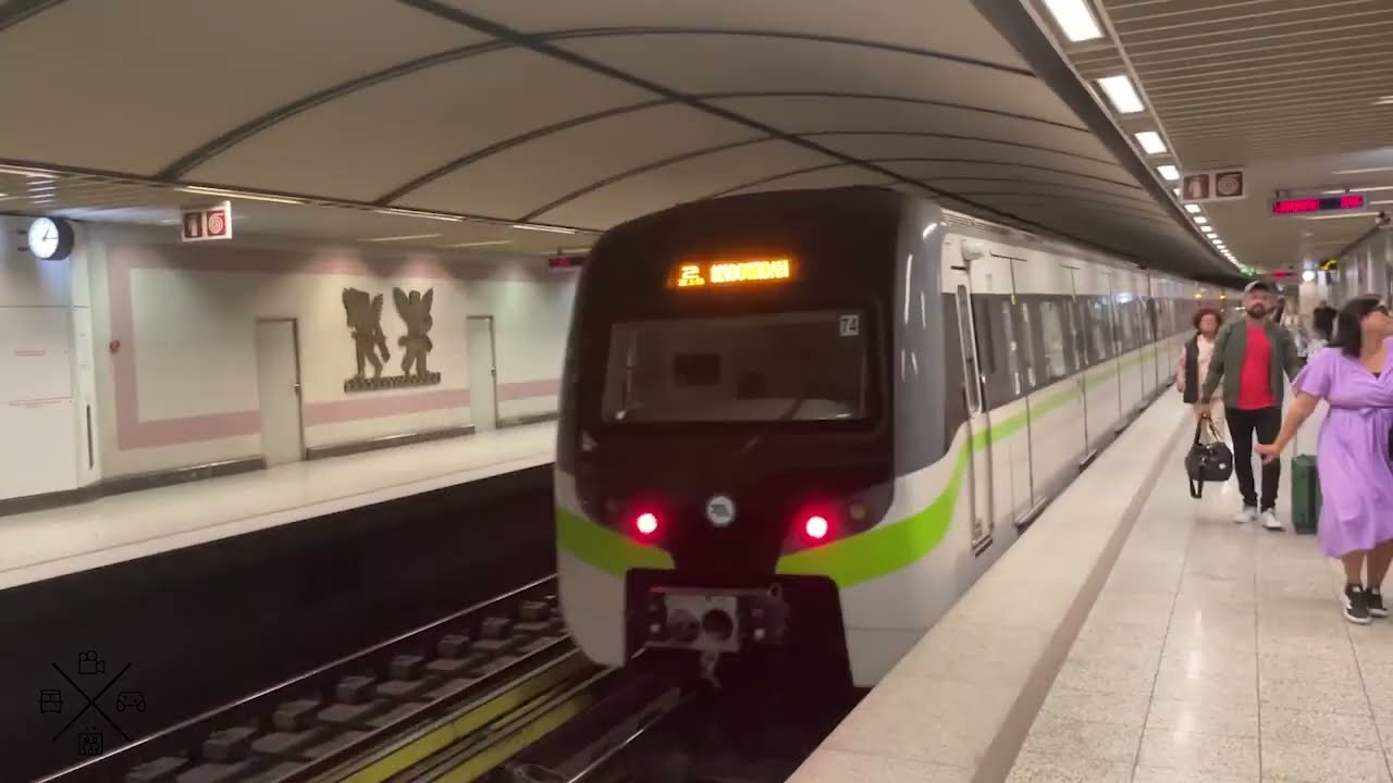 Athens Metro Line 2 - Syntagma to Metaxourgeio