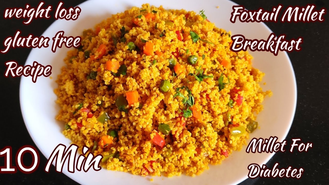 Healthy Millet Upma Breakfast In Just 10 Minutes /Foxtail Millet Recipe/Weight Loss Recipe/Breakfast