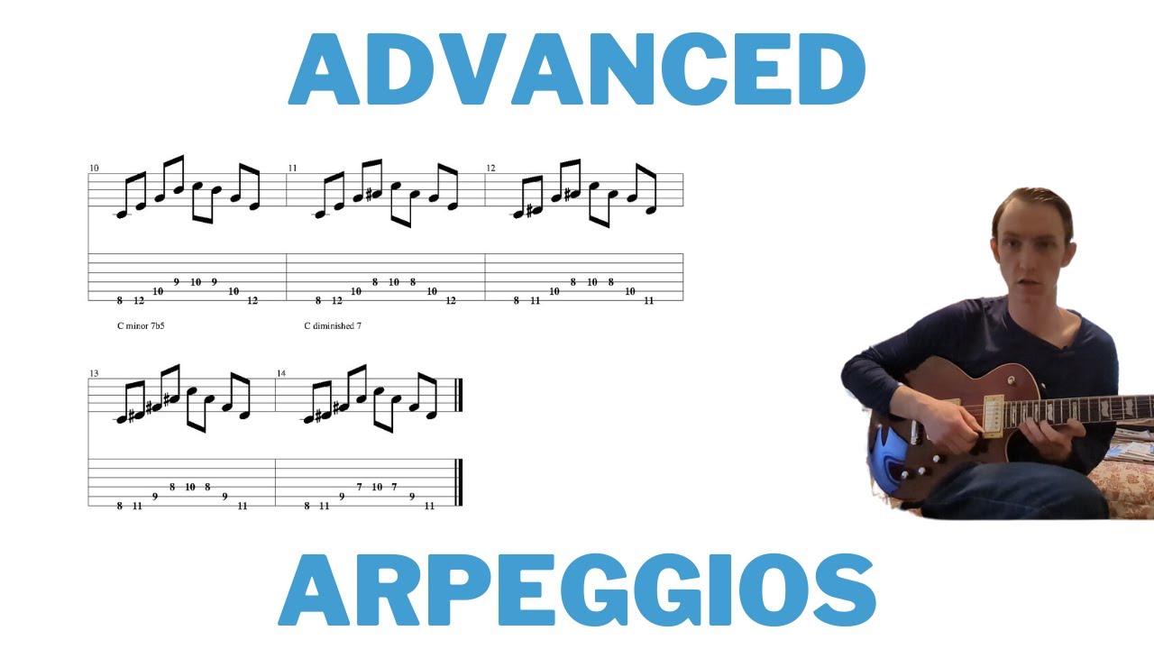 Advanced Arpeggios Guitar Lesson with Tabs! 🎸