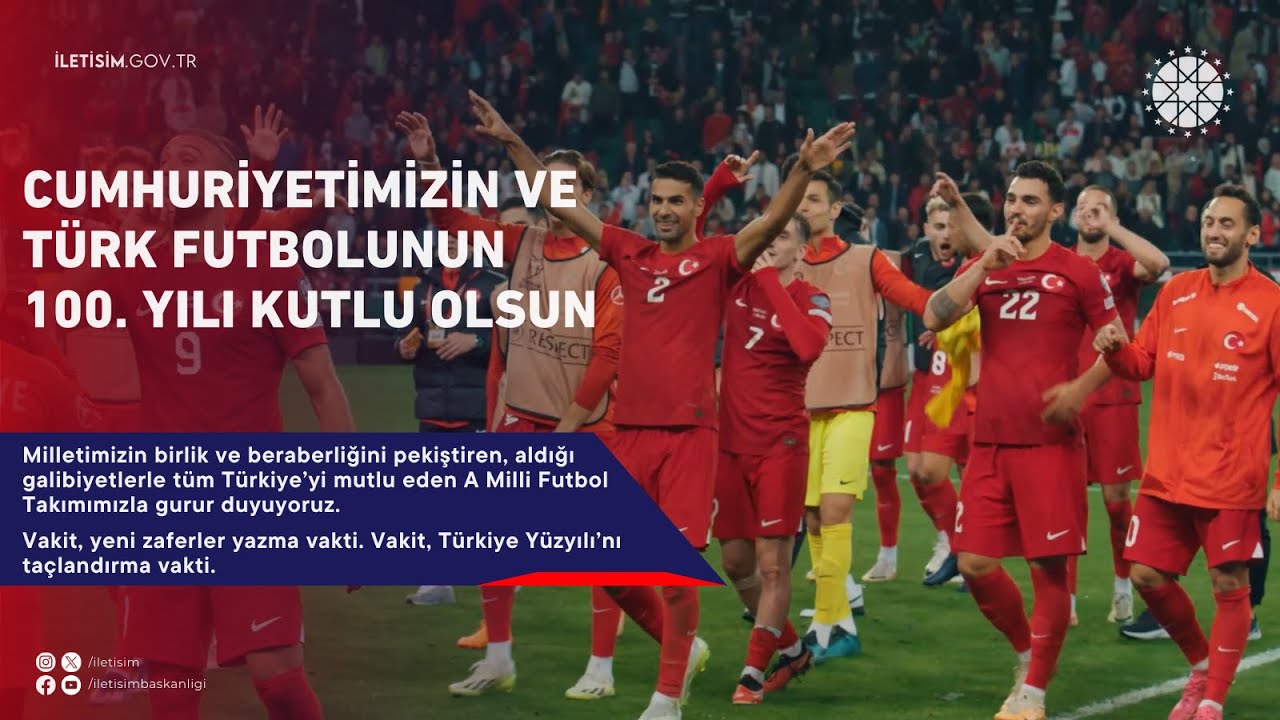 Cumhuriyetimizin ve Türk Futbolunun 100. Yılı Kutlu Olsun
