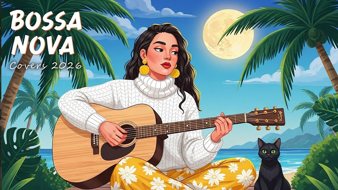 Bossa Nova Covers of Popular Songs 50 Hits 2026 ✨ Soft Lounge Bossa Nova Music for Stress Relief