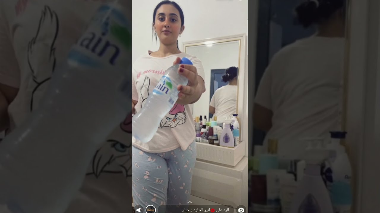 اثير الحلوه تستعرض قبل النوم وحنو تصورها من وراء 🔥🔥🤩
