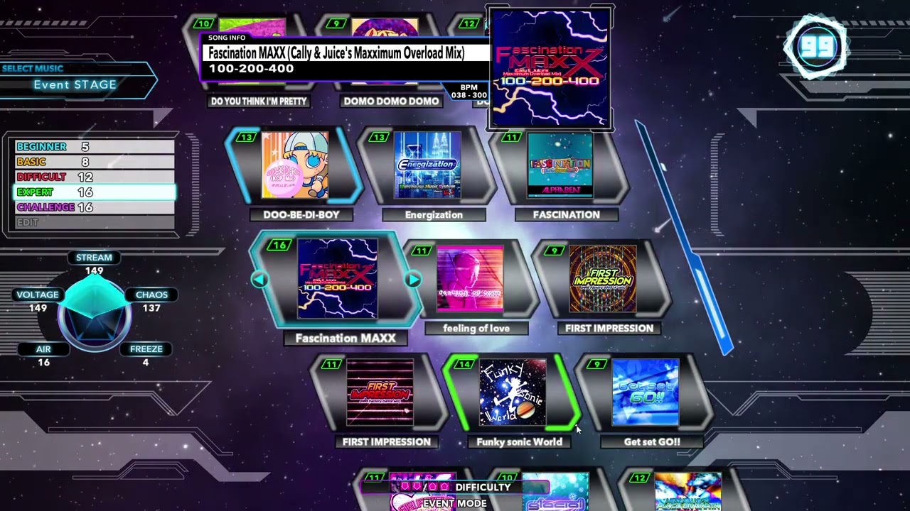 [DDR MAX 3] All Song List (single)