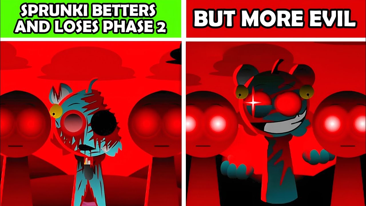 Sprunki Betters and Loses Phase 2 But More Evil