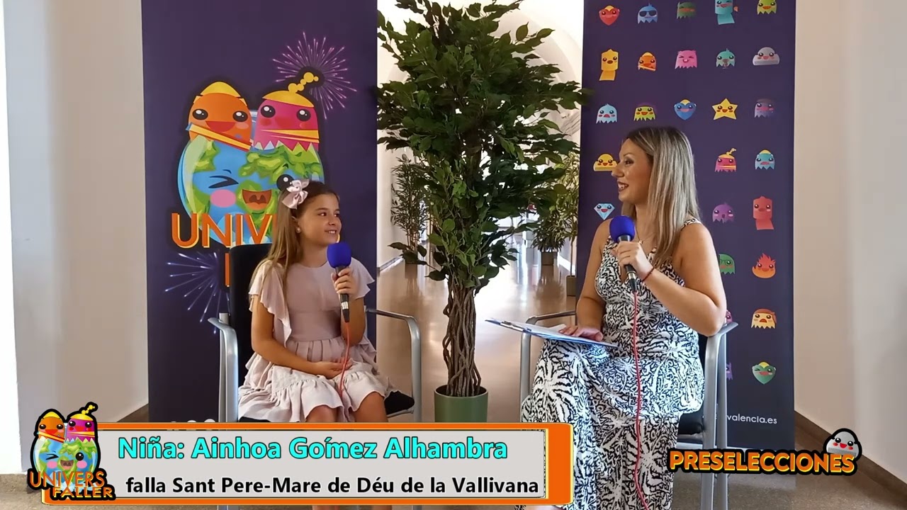 Univers Faller Niña Ainhoa Gómez Alhambra #Preselecions25