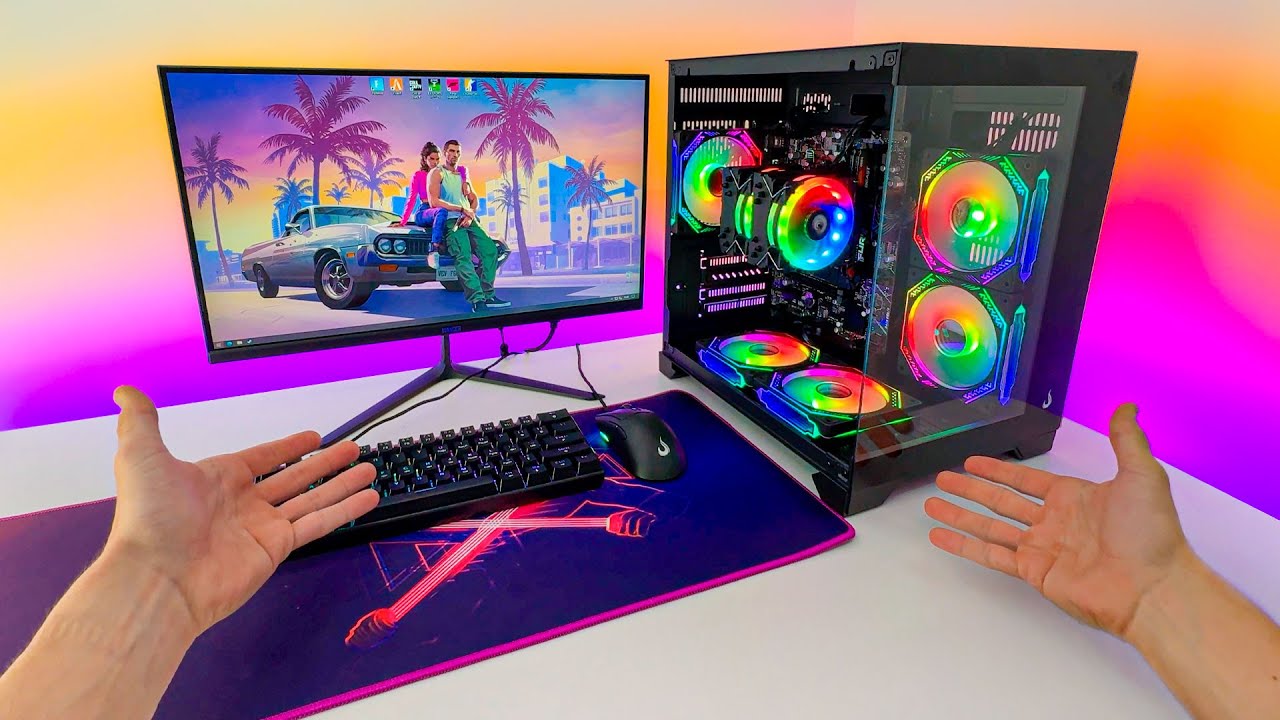 MAIS BARATO pc gamer COMPLETO que comprei RODOU TUDO