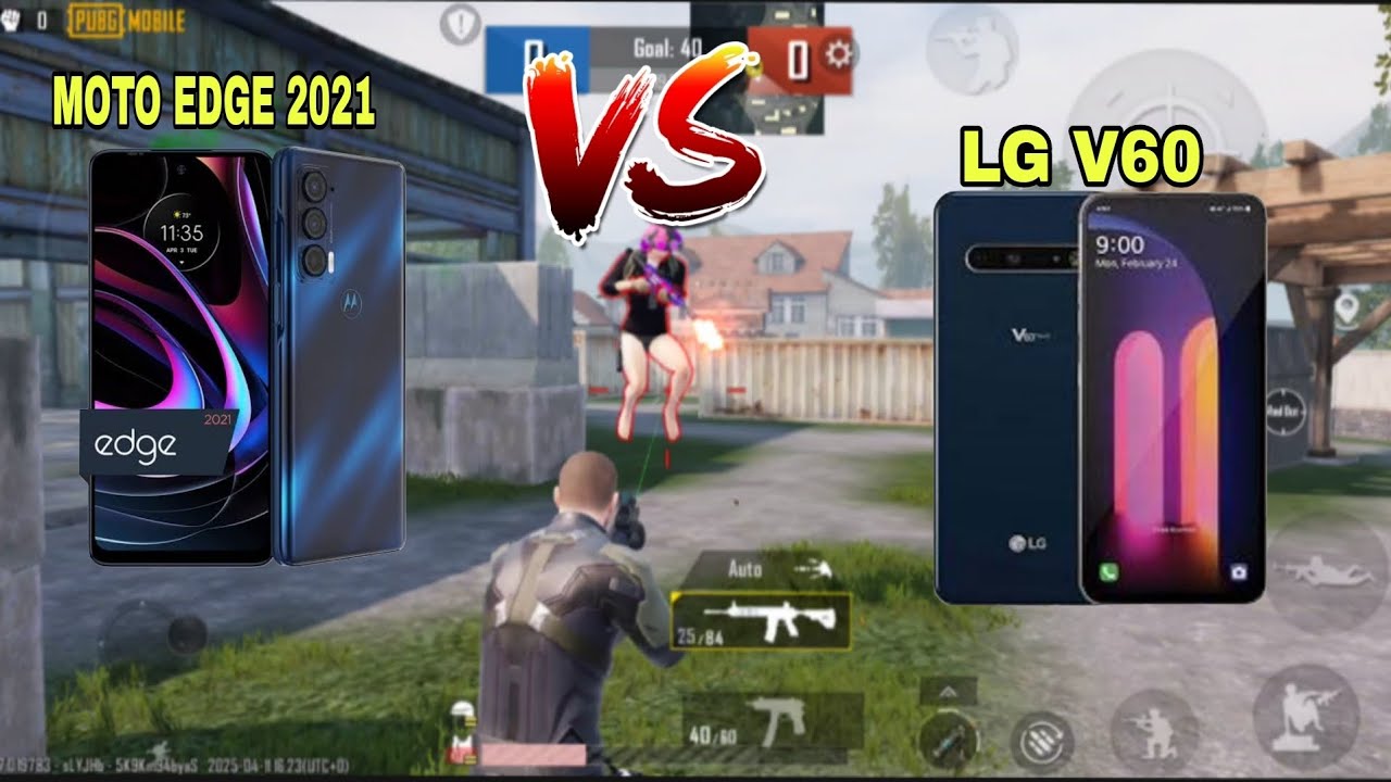 LG V60 vs MOTO EDGE 2021 PUBG TEST | lg v60 pubg test #pubgmobile
