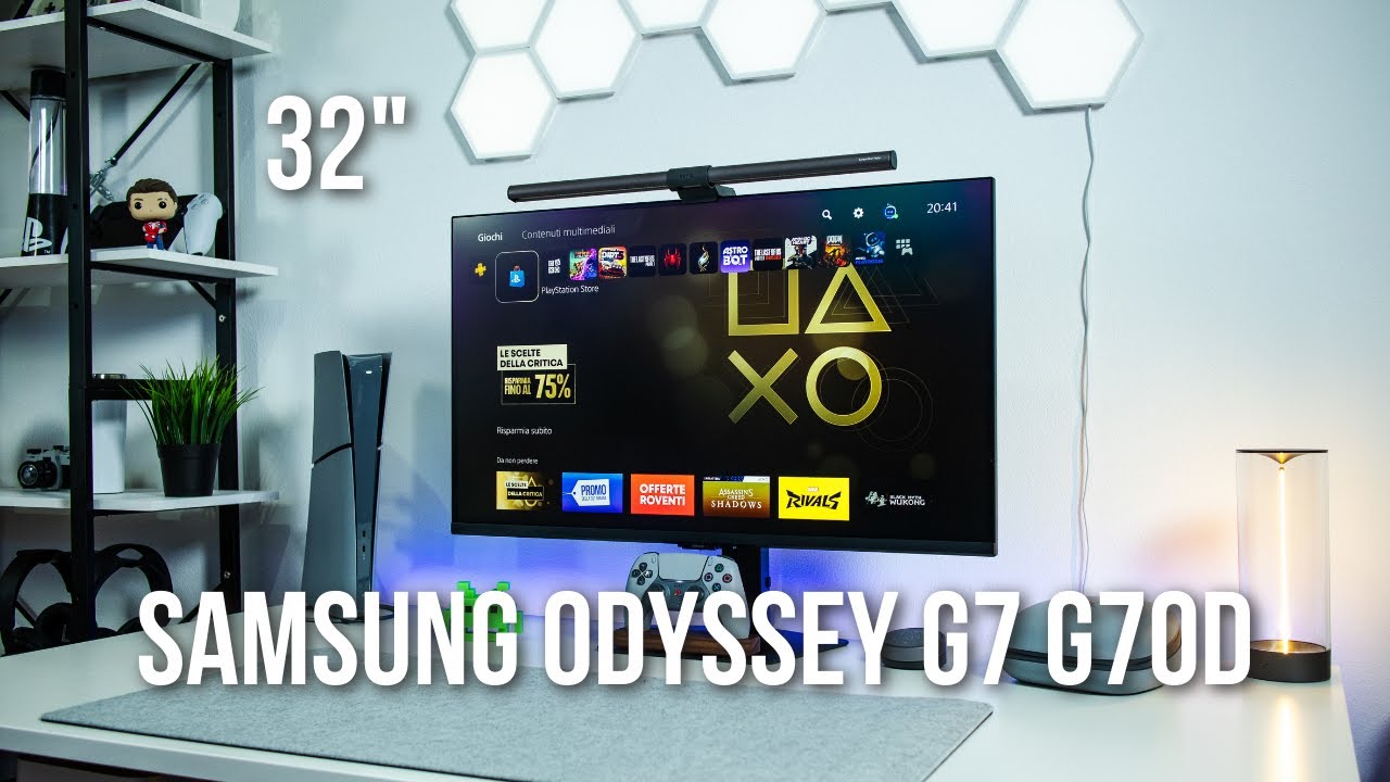 Prime impressioni del Samsung Odyssey G7 G70D 32