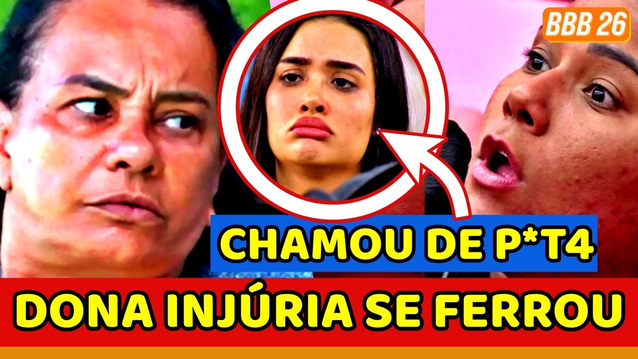 🔥🤯BBB26 DONA INJ&Uacute;RIA HUMILHA Ana Paula e CHAMA MENINAS de P*T4; ADM de Chay SURTA e &Ecirc; CRITICADO