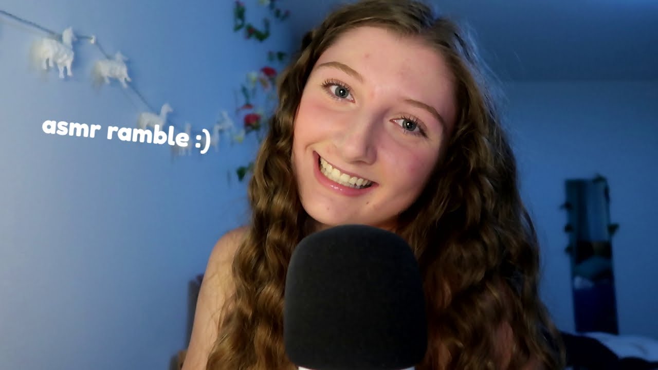 ASMR whispered ramble (life update) + mouth/hand sounds