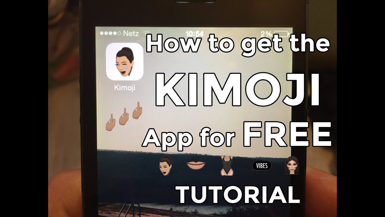 How to get KIMOJI App for FREE - TUTORIAL