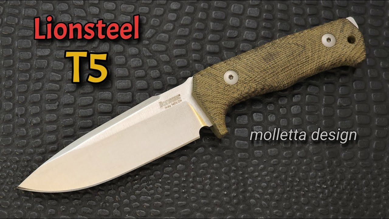 Lionsteel T5 All-round Tough Fixed Blade by Molletta!