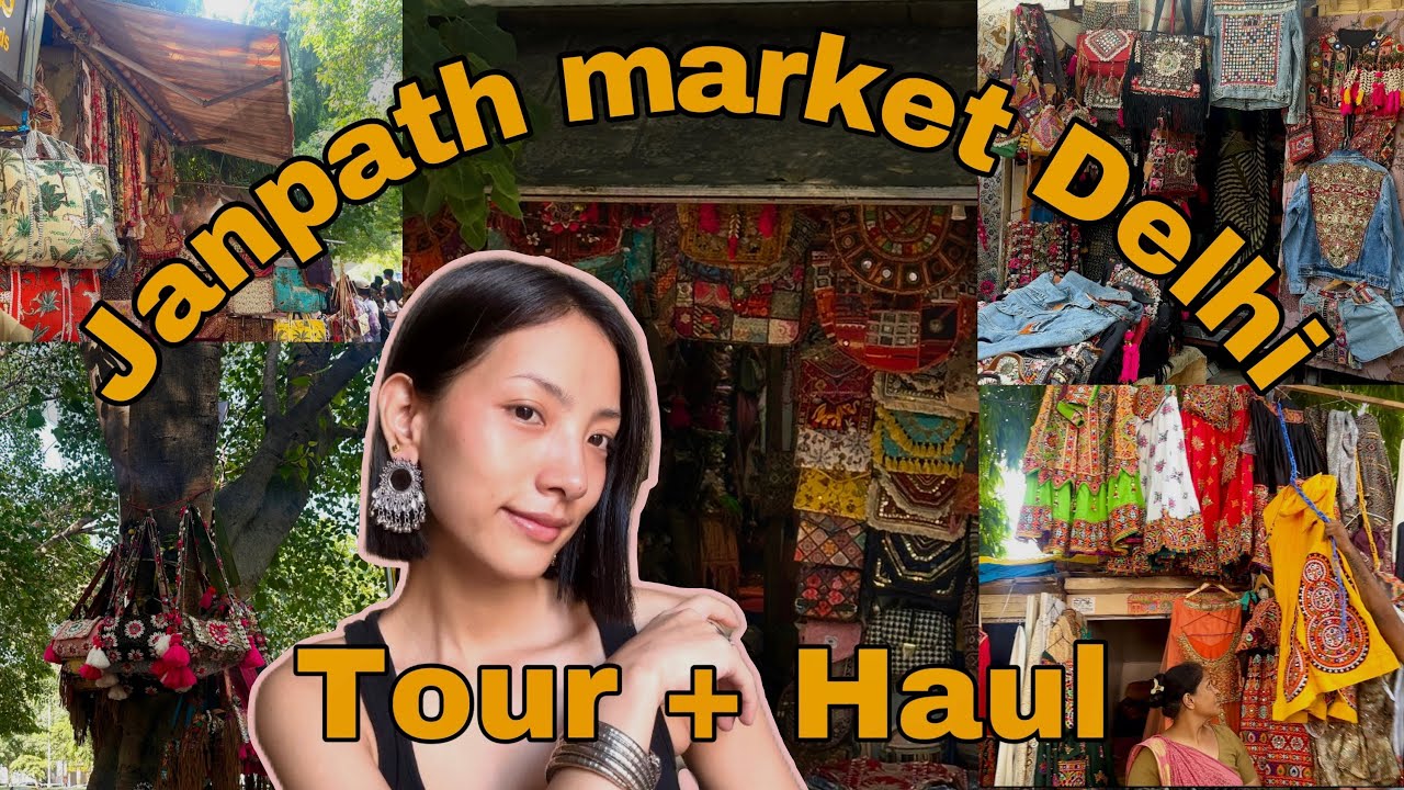 Janpath market Delhi 📍|| Gujarati lane || what to expect in this market ?? || Tour + Haul